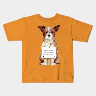 Cookies & Kisses Terrier Kids T-Shirt